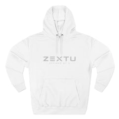 ZEXTU Three-Panel Fleece Hooded Sweatshirt