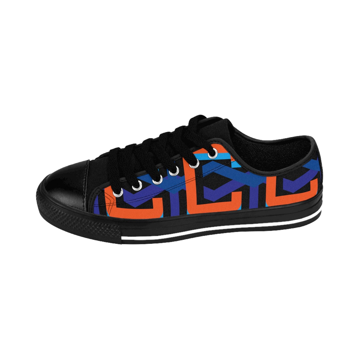 Orange blue Men's Sneakers