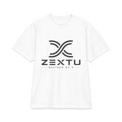 ZEXTU Logo T-Shirt — Minimalist Streetwear Graphic Tee with 'ZEXTU Defined by X'