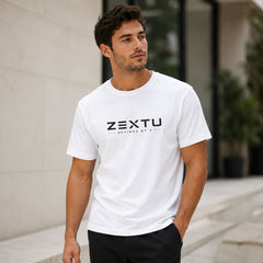 Modern Streetwear Tee with Back Emblem