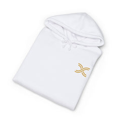 Minimalist Gold Logo Hoodie — ZEXTU Branded Pullover