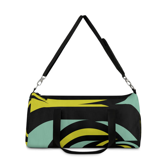 Vibrant mint Pattern Duffel Bag - Stylish Travel Companion for Gym and Weekend Getaways