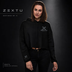 Cozy Luxe Women’s Cropped Hoodie