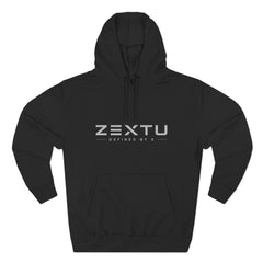 ZEXTU Three-Panel Fleece Hooded Sweatshirt