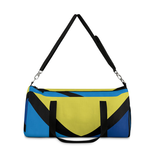 Vibrant Yellow Athletic Duffel Bag - Perfect for Travel & Fitness