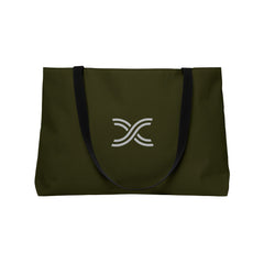 Weekender Tote Bag — ZEXTU 'Defined By X' Olive Travel Tote