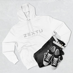 ZEXTU Three-Panel Fleece Hooded Sweatshirt