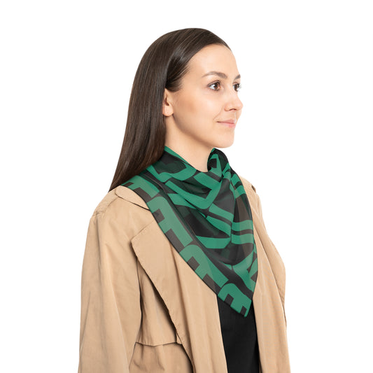 Modern Geometric Poly Scarf - Trendy Accessory for Stylish Outfits