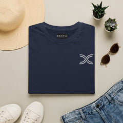 ZEXTU™ X Logo Tee — Navy