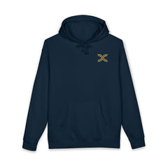 Minimalist Gold Logo Hoodie — ZEXTU Branded Pullover